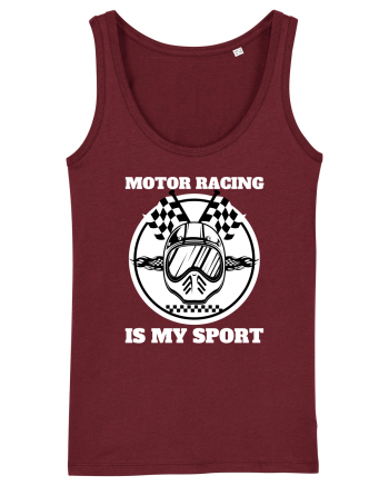 Motor Racing Is My Sport Burgundy