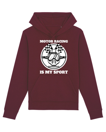 Motor Racing Is My Sport Burgundy