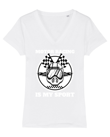 Motor Racing Is My Sport White