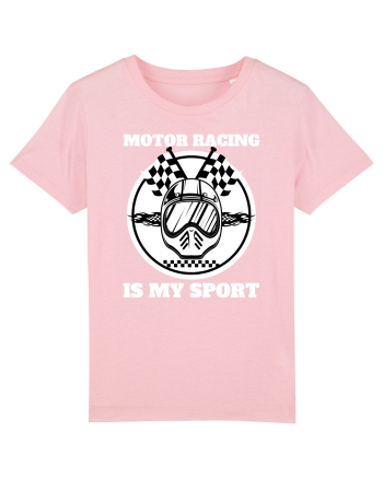 Motor Racing Is My Sport Cotton Pink