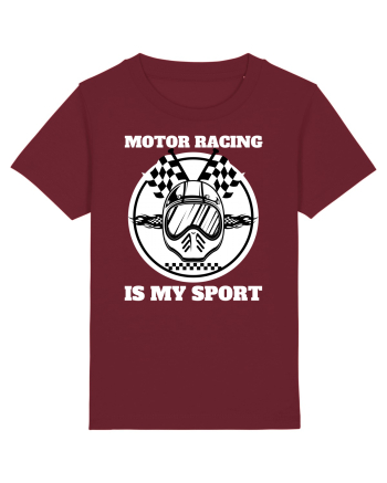 Motor Racing Is My Sport Burgundy