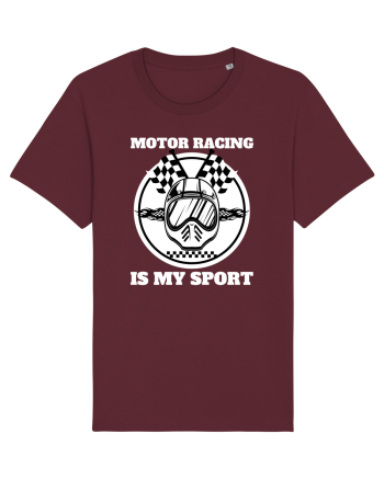 Motor Racing Is My Sport Burgundy