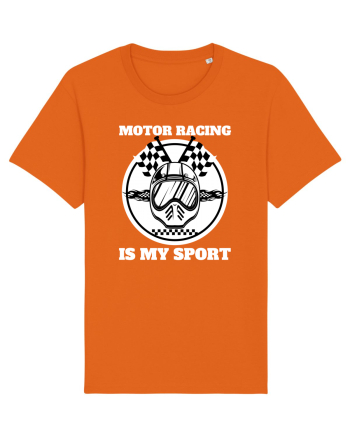 Motor Racing Is My Sport Bright Orange