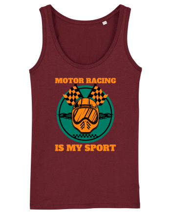 Motor Racing Is My Sport Burgundy