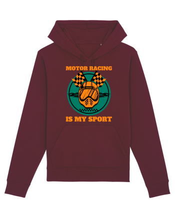Motor Racing Is My Sport Burgundy