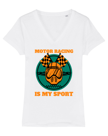 Motor Racing Is My Sport White