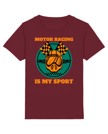 Motor Racing Is My Sport Burgundy