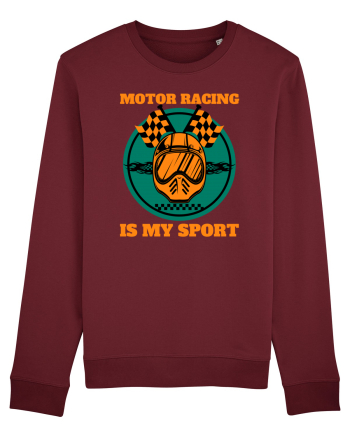 Motor Racing Is My Sport Burgundy