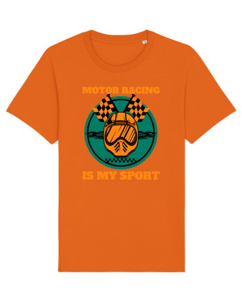 Motor Racing Is My Sport Bright Orange