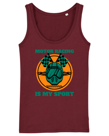 Motor Racing Is My Sport Burgundy
