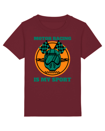 Motor Racing Is My Sport Burgundy