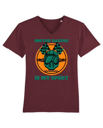 Motor Racing Is My Sport Burgundy