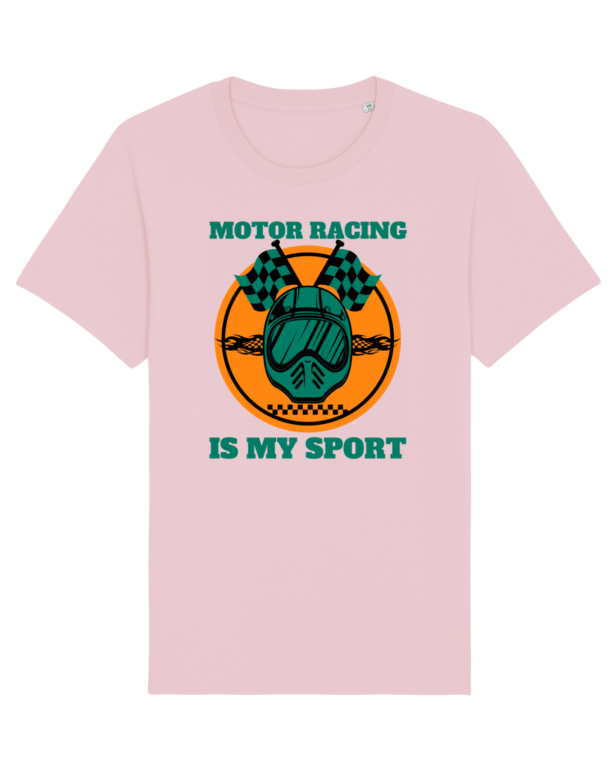 Tricou mânecă scurtă Unisex Rocker Cotton Pink