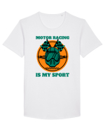 Motor Racing Is My Sport Tricou mânecă scurtă guler larg Bărbat Skater