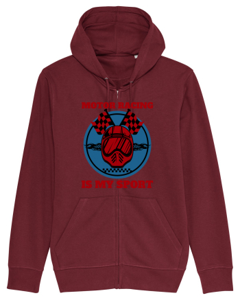 Motor Racing Is My Sport Burgundy