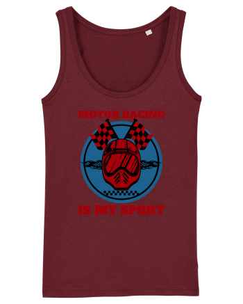 Motor Racing Is My Sport Burgundy