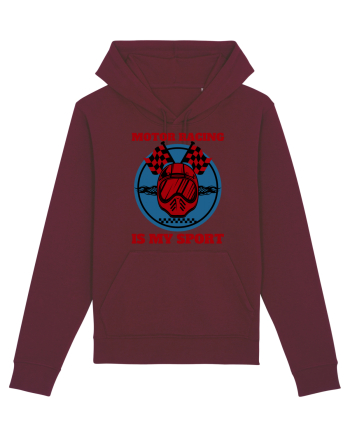 Motor Racing Is My Sport Burgundy