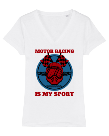 Motor Racing Is My Sport White