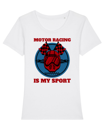 Motor Racing Is My Sport White