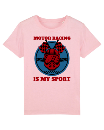 Motor Racing Is My Sport Cotton Pink