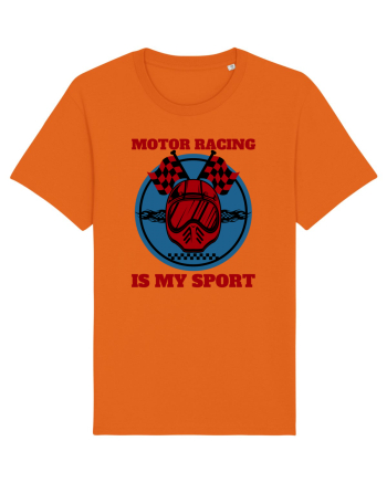 Motor Racing Is My Sport Bright Orange