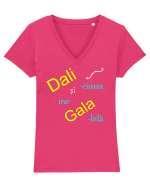 Dali-cioasă și ine-Gala-bilă Tricou mânecă scurtă guler V Damă Evoker