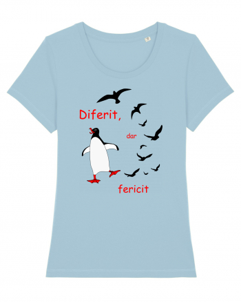 DIferit, dar fericit Sky Blue