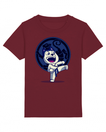 Karate Dog Burgundy