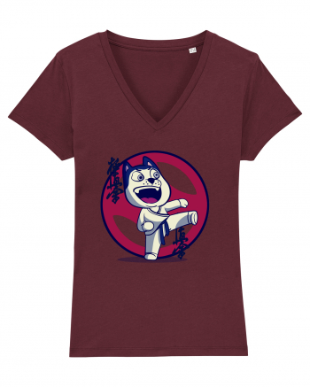 Karate Dog Burgundy