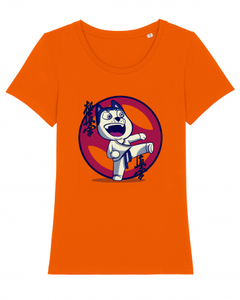 Karate Dog Bright Orange