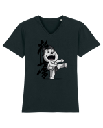 Karate Dog Tricou mânecă scurtă guler V Bărbat Presenter