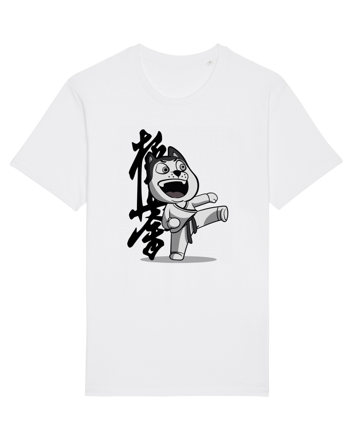 Tricou mânecă scurtă Unisex Rocker White