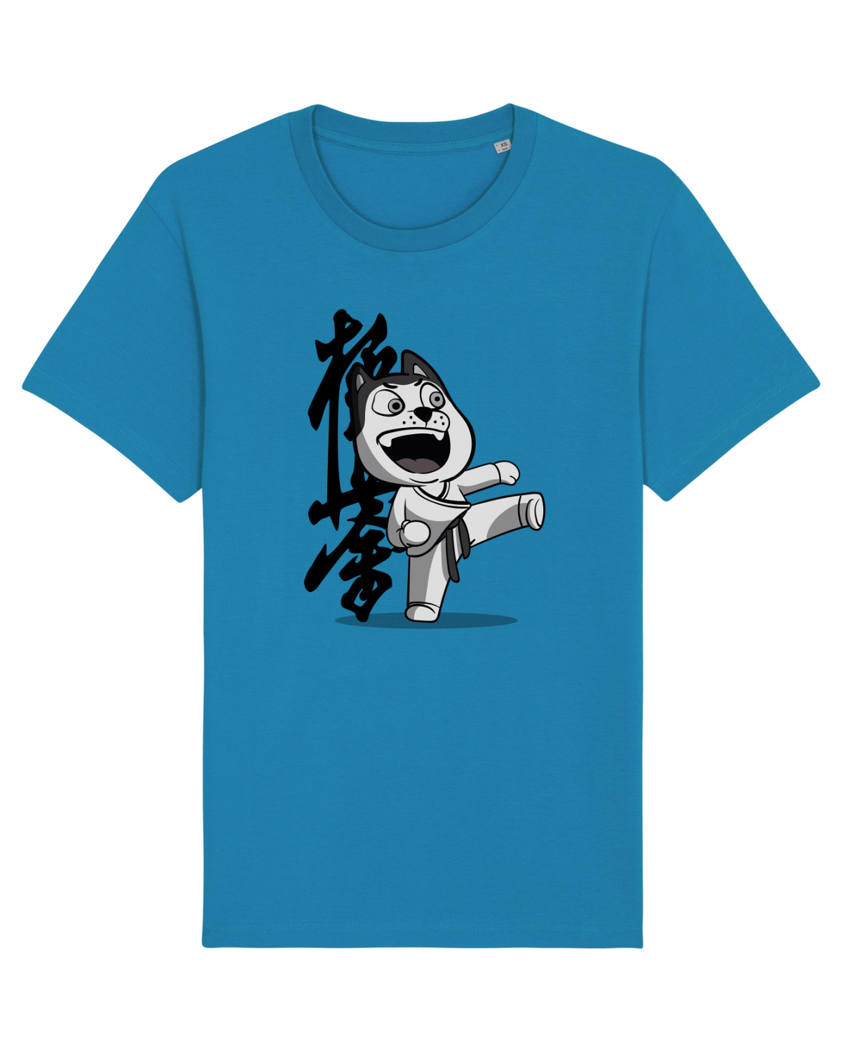 Tricou mânecă scurtă Unisex Rocker Azur