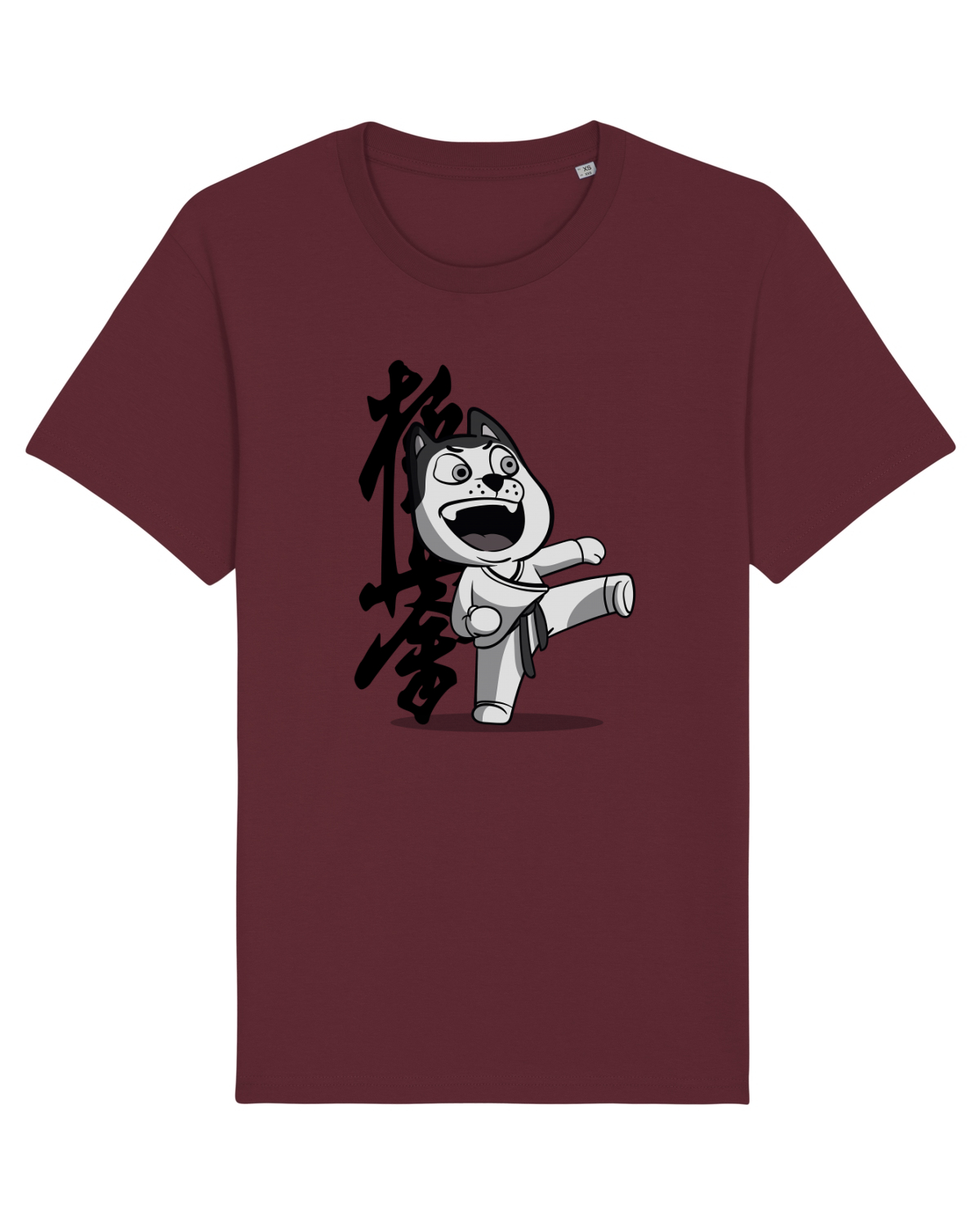 Tricou mânecă scurtă Unisex Rocker Burgundy