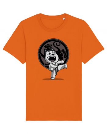 Karate Dog Bright Orange