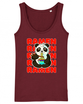 Ramen Panda Burgundy