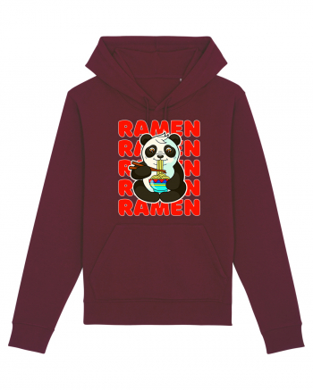 Ramen Panda Burgundy