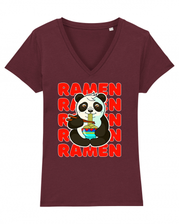 Ramen Panda Burgundy