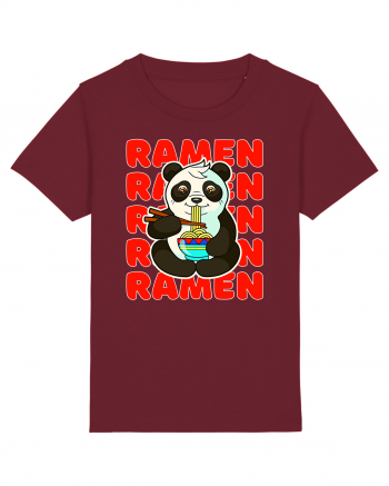 Ramen Panda Burgundy