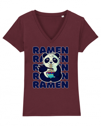 Ramen Panda Burgundy