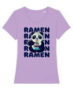 Ramen Panda Tricou mânecă scurtă guler larg fitted Damă Expresser