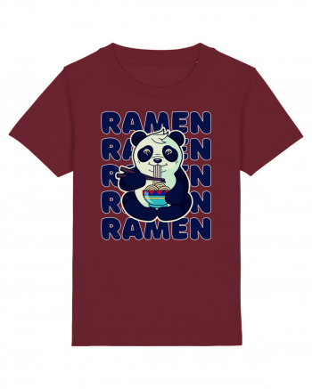 Ramen Panda Burgundy