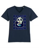 Ramen Panda Tricou mânecă scurtă guler V Bărbat Presenter