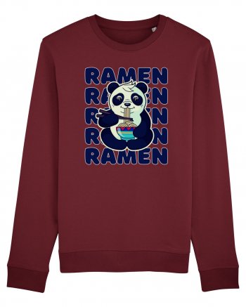 Ramen Panda Burgundy