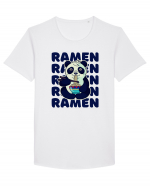 Ramen Panda Tricou mânecă scurtă guler larg Bărbat Skater