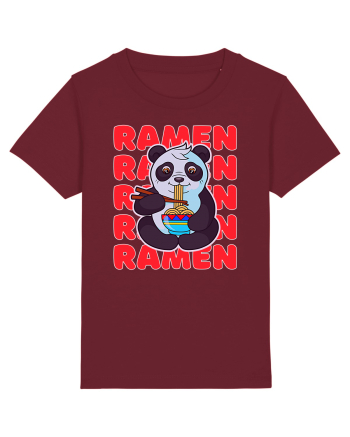 Ramen Panda Burgundy