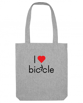 I Love Bicycle Heather Grey