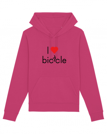 I Love Bicycle Raspberry