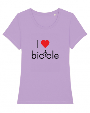 I Love Bicycle Lavender Dawn