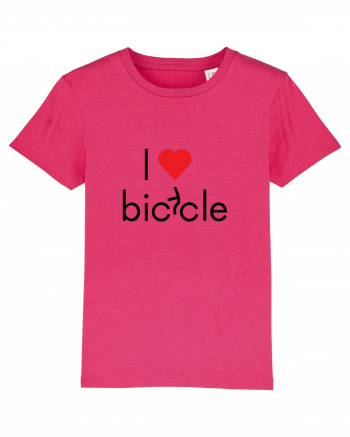 I Love Bicycle Raspberry